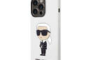 Karl Lagerfeld Silicone NFT Ikonik - Etui iPhone 14 Pro (bia - zdjęcie 2