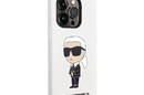 Karl Lagerfeld Silicone NFT Ikonik - Etui iPhone 14 Pro (bia - zdjęcie 4