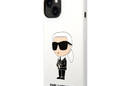 Karl Lagerfeld Silicone NFT Ikonik - Etui iPhone 14 Plus (bia - zdjęcie 2