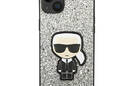 Karl Lagerfeld Glitter Flakes Ikonik - Etui iPhone 14 (srebrny) - zdjęcie 3