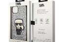 Karl Lagerfeld Glitter Flakes Ikonik - Etui iPhone 14 (srebrny) - zdjęcie 8