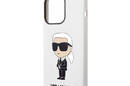 Karl Lagerfeld Silicone NFT Ikonik - Etui iPhone 14 Pro (bia - zdjęcie 6