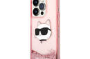 Karl Lagerfeld Liquid Glitter NFT Choupette Head - Etui iPhone 14 Pro Max (r - zdjęcie 2