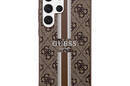 Guess 4G Printed Stripe - Etui Samsung Galaxy S23 Ultra (bršzowy) - zdjęcie 3