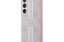 Guess 4G Printed Stripe - Etui Samsung Galaxy S23 (różowy) - zdjęcie 2
