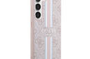 Guess 4G Printed Stripe - Etui Samsung Galaxy S23 (różowy) - zdjęcie 4