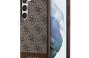 Guess 4G Bottom Stripe Metal Logo Collection - Etui Samsung Galaxy S23+ (bršzowy) - zdjęcie 1