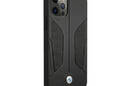 BMW Leather Perforate Sides - Etui iPhone 12 / iPhone 12 Pro (czarny) - zdjęcie 4