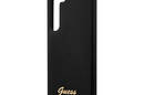 Guess Silicone Script Metal Logo - Etui Samsung Galaxy S23 (czarny) - zdjęcie 6