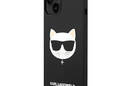 Karl Lagerfeld Choupette Head MagSafe Silicone - Etui iPhone 14 Plus (czarny) - zdjęcie 2