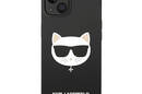 Karl Lagerfeld Choupette Head MagSafe Silicone - Etui iPhone 14 Plus (czarny) - zdjęcie 3