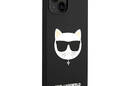 Karl Lagerfeld Choupette Head MagSafe Silicone - Etui iPhone 14 Plus (czarny) - zdjęcie 4