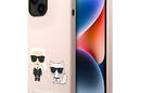 Karl Lagerfeld Liquid Silicone Karl & Choupette MagSafe - Etui iPhone 14 Plus (r - zdjęcie 1