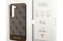 Guess 4G Bottom Stripe Metal Logo Collection - Etui Samsung Galaxy S23+ (bršzowy) - zdjęcie 8