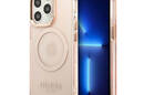 Guess Gold Outline Translucent MagSafe - Etui iPhone 13 Pro (r - zdjęcie 1