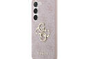 Guess 4G Big Metal Logo - Etui Samsung Galaxy S23 (różowy) - zdjęcie 2