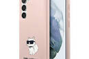 Karl Lagerfeld Silicone NFT Choupette - Etui Samsung Galaxy S23+ (różowy) - zdjęcie 1
