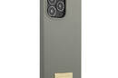 Guess Silicone Logo Plate MagSafe - Etui iPhone 13 Pro (szary) - zdjęcie 4