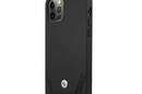 BMW Leather Perforate - Etui iPhone 12 / iPhone 12 Pro (czarny) - zdjęcie 2