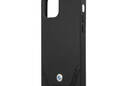 BMW Leather Perforate - Etui iPhone 12 / iPhone 12 Pro (czarny) - zdjęcie 6