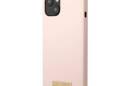 Guess Silicone Logo Plate MagSafe - Etui iPhone 13 Mini (r - zdjęcie 2