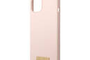 Guess Silicone Logo Plate MagSafe - Etui iPhone 13 Mini (r - zdjęcie 5