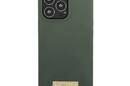 Guess Silicone Logo Plate MagSafe - Etui iPhone 13 Pro (zielony) - zdjęcie 3