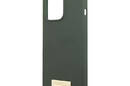Guess Silicone Logo Plate MagSafe - Etui iPhone 13 Pro (zielony) - zdjęcie 6