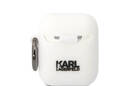 Karl Lagerfeld Silicone NFT Choupette Head 3D - Etui AirPods 1/2 gen (bia - zdjęcie 2