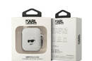Karl Lagerfeld Silicone NFT Choupette Head 3D - Etui AirPods 1/2 gen (bia - zdjęcie 3