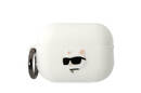 Karl Lagerfeld Silicone NFT Choupette Head 3D - Etui AirPods Pro 2 (bia - zdjęcie 1