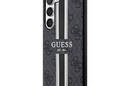 Guess 4G Printed Stripe - Etui Samsung Galaxy S23 (czarny) - zdjęcie 2