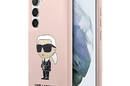 Karl Lagerfeld Silicone NFT Ikonik - Etui Samsung Galaxy S23+ (różowy) - zdjęcie 1