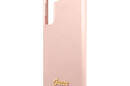 Guess Silicone Script Metal Logo - Etui Samsung Galaxy S23+ (różowy) - zdjęcie 6