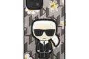 Karl Lagerfeld Iconic Karl Flower - Etui iPhone 13 (szary) - zdjęcie 3