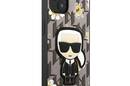 Karl Lagerfeld Iconic Karl Flower - Etui iPhone 13 (szary) - zdjęcie 4