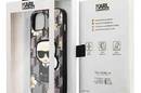 Karl Lagerfeld Iconic Karl Flower - Etui iPhone 13 (szary) - zdjęcie 8