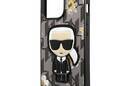 Karl Lagerfeld Iconic Karl Flower - Etui iPhone 13 Pro (szary) - zdjęcie 6