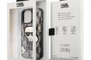 Karl Lagerfeld Iconic Karl Flower - Etui iPhone 13 Pro (szary) - zdjęcie 8