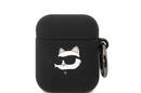 Karl Lagerfeld Silicone NFT Choupette Head 3D - Etui AirPods 1/2 gen (czarny) - zdjęcie 1