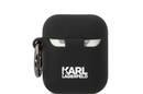 Karl Lagerfeld Silicone NFT Choupette Head 3D - Etui AirPods 1/2 gen (czarny) - zdjęcie 2