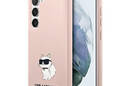 Karl Lagerfeld Silicone NFT Choupette - Etui Samsung Galaxy S23 (różowy) - zdjęcie 1