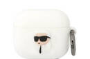 Karl Lagerfeld Silicone NFT Karl Head 3D - Etui AirPods 3 (bia - zdjęcie 1