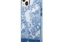Guess Porcelain Collection - Etui iPhone 14 Plus (niebieski) - zdjęcie 2