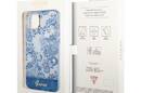 Guess Porcelain Collection - Etui iPhone 14 Plus (niebieski) - zdjęcie 8