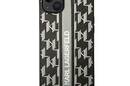 Karl Lagerfeld Monogram Stripe - Etui iPhone 14 Plus (szary) - zdjęcie 3