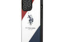 US Polo Assn Tricolor Embossed - Etui iPhone 14 Pro Max (bia - zdjęcie 2