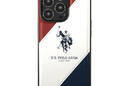 US Polo Assn Tricolor Embossed - Etui iPhone 14 Pro Max (bia - zdjęcie 3