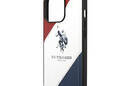 US Polo Assn Tricolor Embossed - Etui iPhone 14 Pro Max (bia - zdjęcie 6