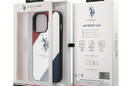 US Polo Assn Tricolor Embossed - Etui iPhone 14 Pro Max (bia - zdjęcie 8